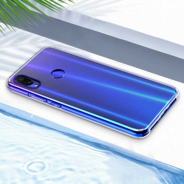 Redmi Note 7 stødabsorberende glasbagside