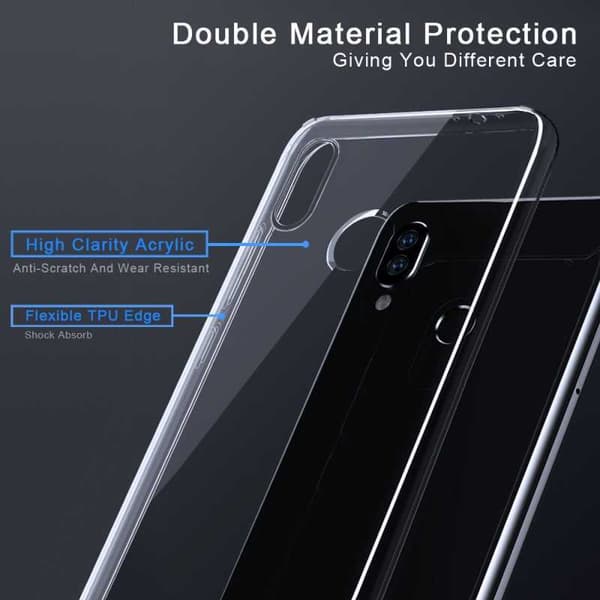 Redmi Note 7 stødabsorberende glasbagside