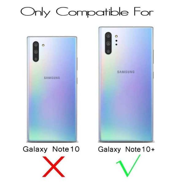 Samsung Note 10 Plus Ultratunt Mattsvart Skal Basic V2