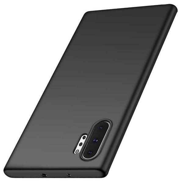 Samsung Note 10 Plus Ultratunt Mattsvart Skal Basic V2