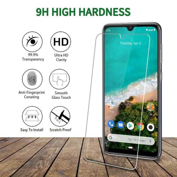 Xiaomi Mi A3 Hardat glas 0,26 mm 2,5D 9H