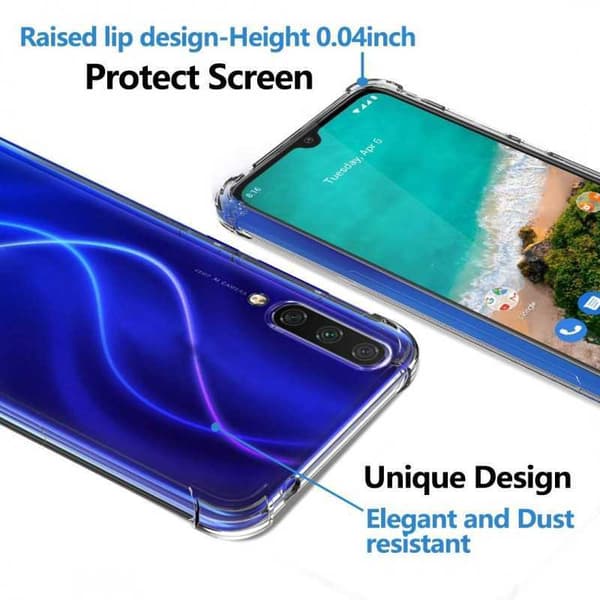 Xiaomi Mi A3 stødabsorberende silikoneskal Shockr