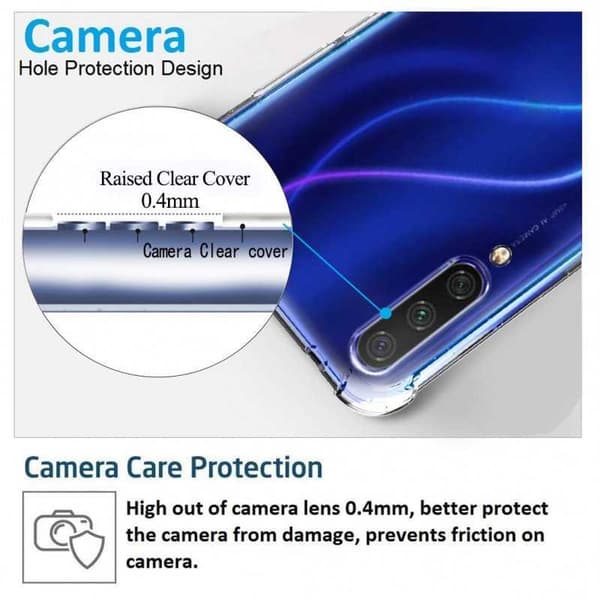 Xiaomi Mi A3 stødabsorberende silikoneskal Shockr