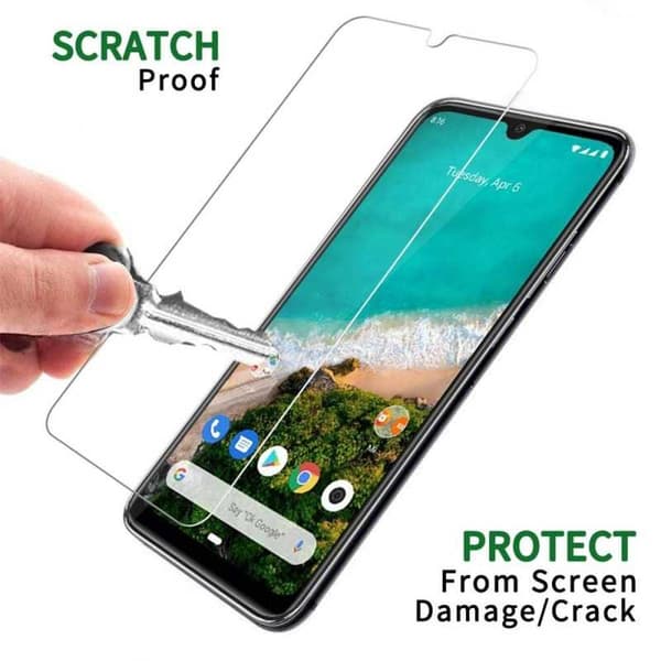 2-PACK Xiaomi Mi A3 Hærdet glas 0,26 mm 2,5D 9H