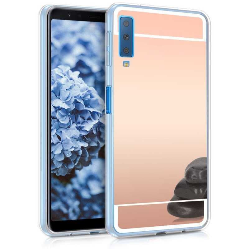 Samsung A7 2018 Elegant Stötdämpande Spegelskal TPU