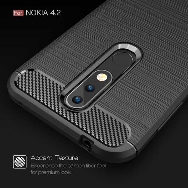 Nokia 4.2 Iskunkestävä Shell SlimCarbon
