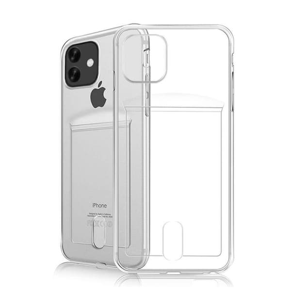 Silikondeksel med kort  Apple iPhone 11 (6.1")