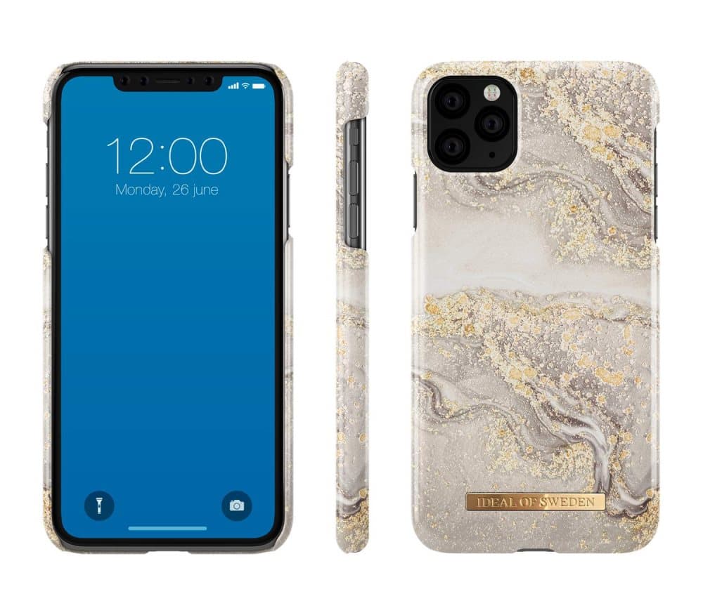 iDeal Of Sweden iPhone 11 Pro Max Case - Sparkle Greige Marble