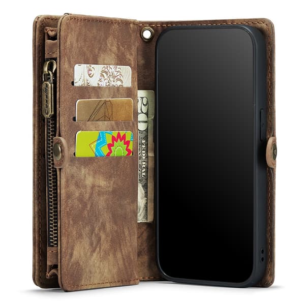 iPhone 11 Kotelo Irrotettava Kuori Ruskea
