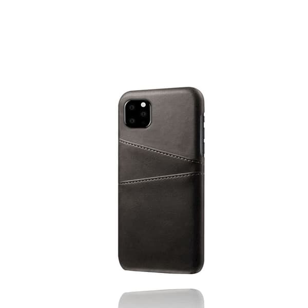 iPhone 11 Skal med Två Kortfack Svart
