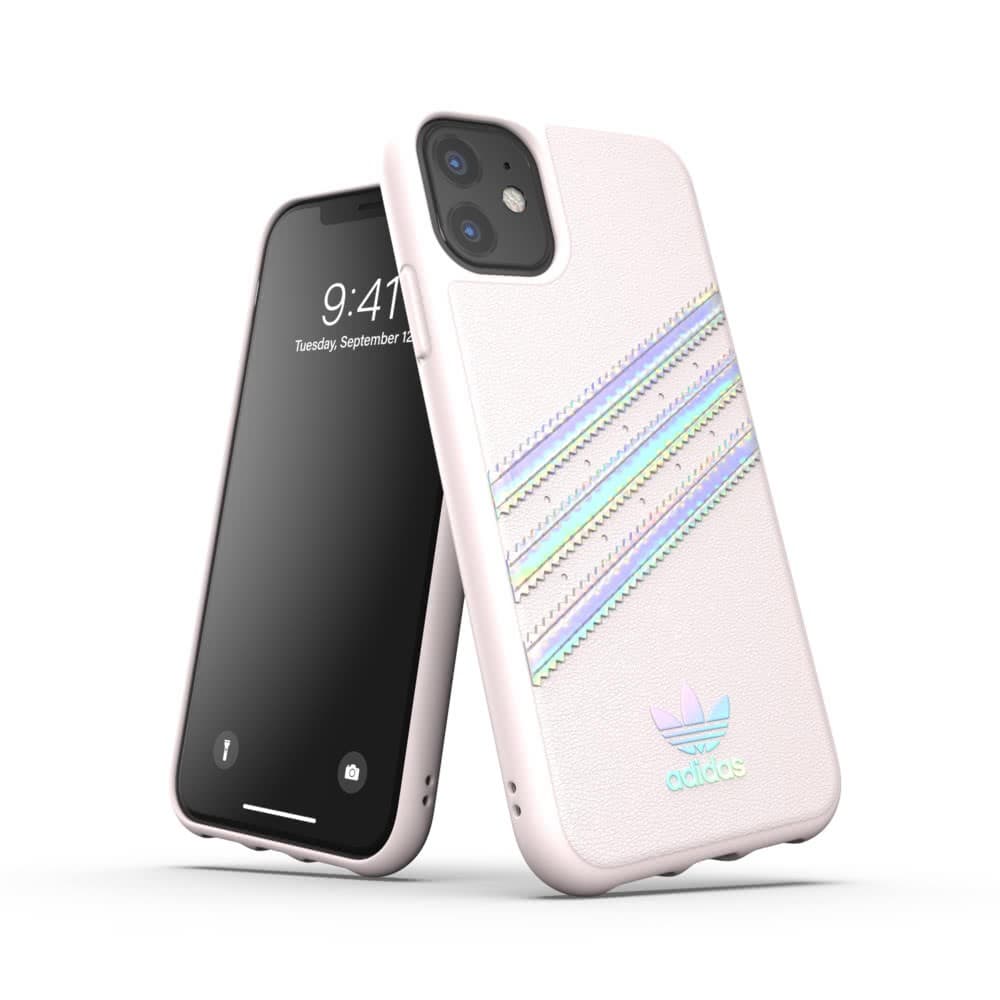 Adidas iPhone 11 Skal OR Moulded Case FW19 Orchid Tint Holographic
