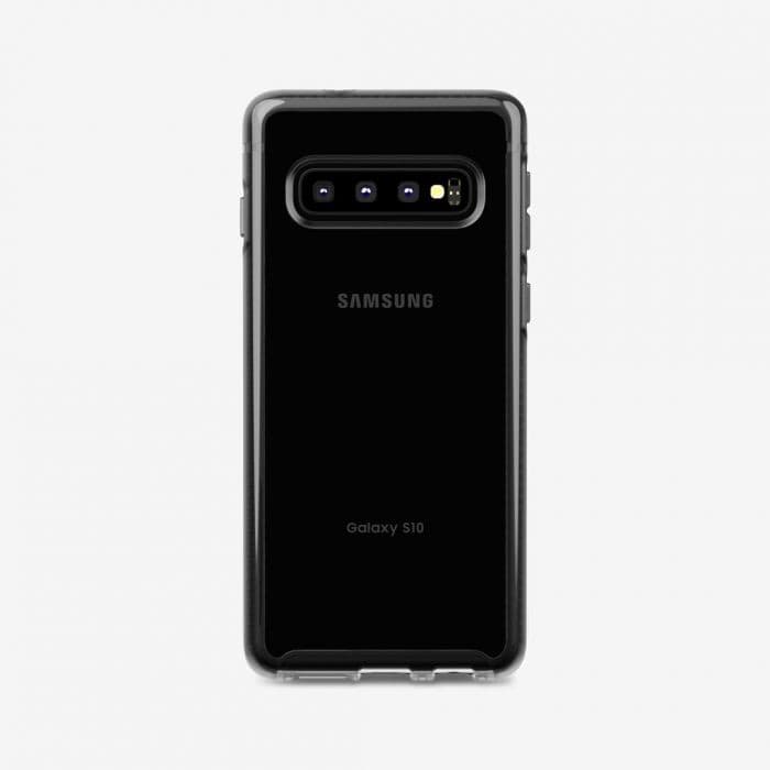 Samsung Galaxy S10 Skal Pure Tint Hårdplast Transparent Svart