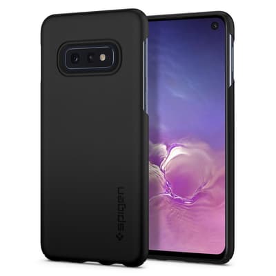 Samsung Galaxy S10E Kuori Thin Fit Musta