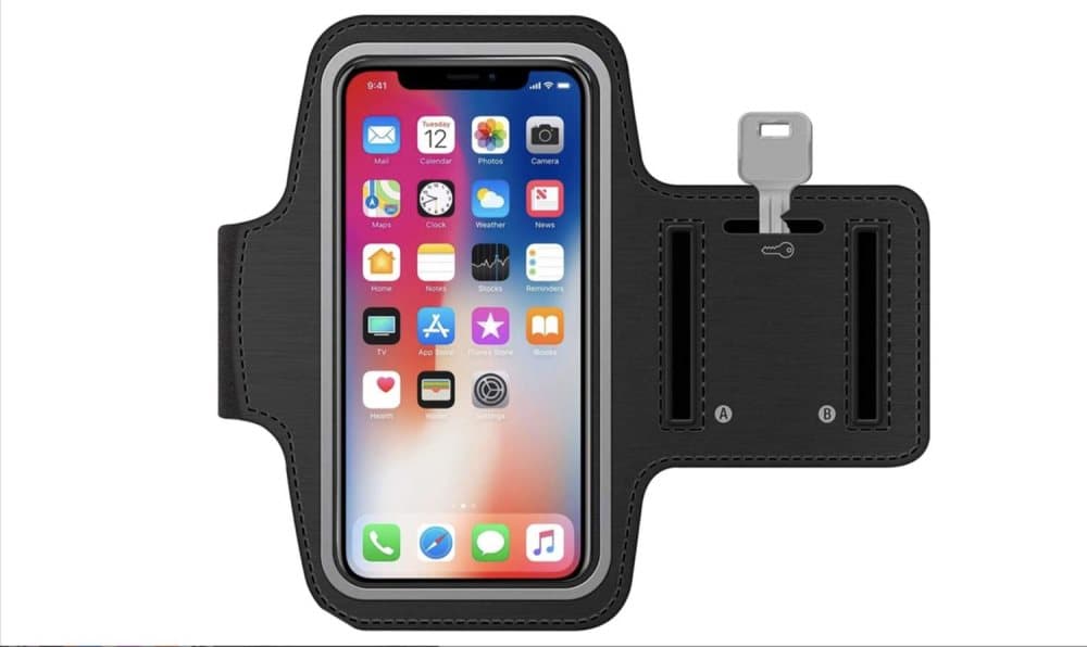 Sportarmband för iPhone 11 Svart