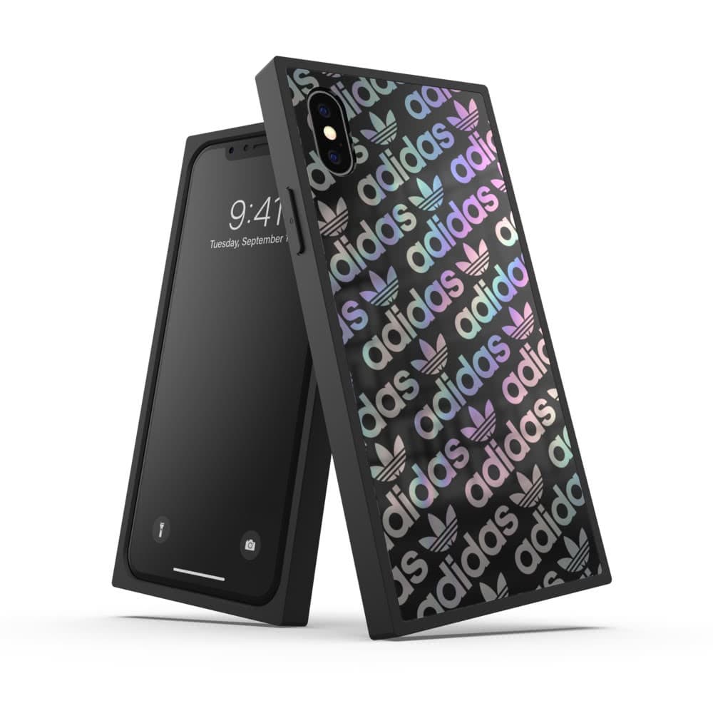 Adidas iPhone X/Xs Skal OR Square Case FW19 Black Holographic
