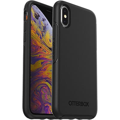 iPhone X/Xs Kuori Symmetry Series Musta