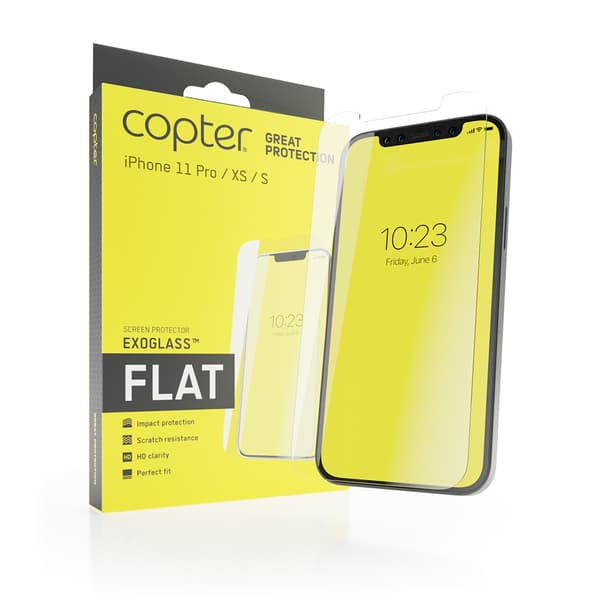 Copter iPhone X/Xs/11 Pro Näytönsuoja ExoGlass Flat