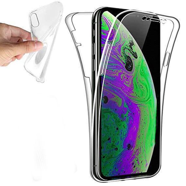 iPhone 11 Pro Max - Skyddande Dubbelsidigt Silikonskal