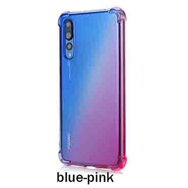 Huawei P20 Pro - Kraftfullt Silikonskal från Floveme Blå/Rosa