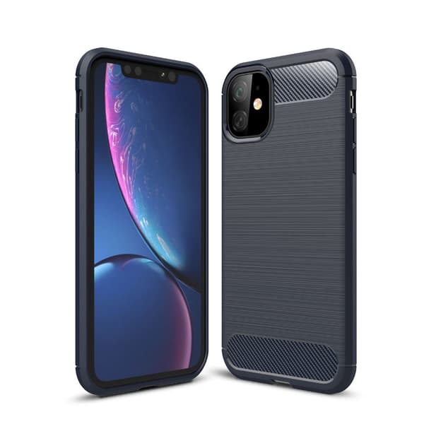 SKALO iPhone 11 Armor Carbon Stødsikker TPU-cover