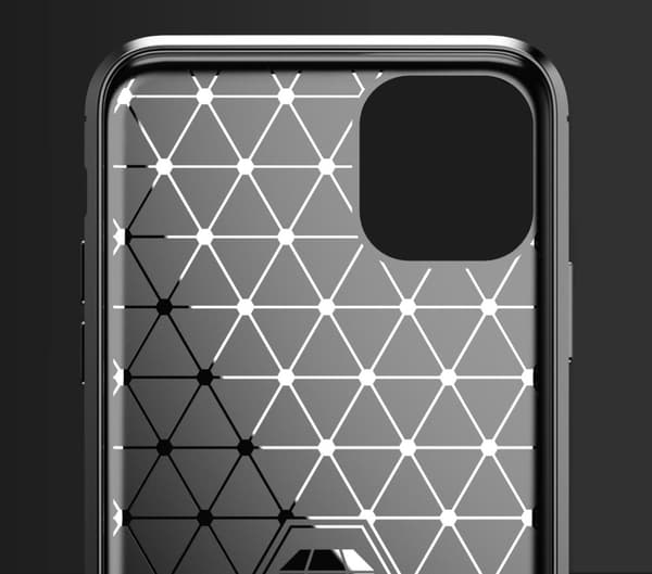 SKALO iPhone 11 Pro Armor Carbon Stöttåligt TPU-skal