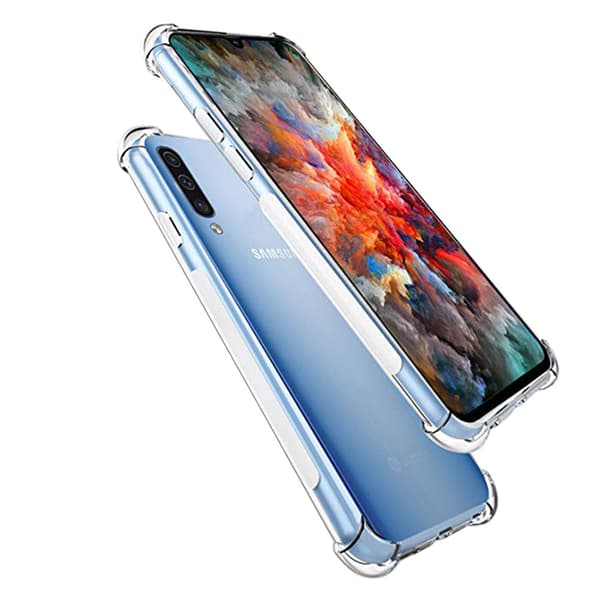 Samsung Galaxy A70 - Genomtänkt Stötdämpande Silikonskal