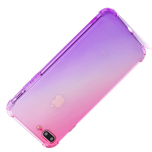 iPhone 8 Plus - Robust Silikonskal Rosa/Lila