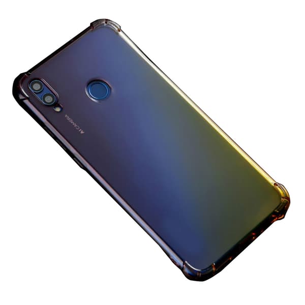 Effektfullt Skyddsskal Floveme - Huawei P Smart 2019 Svart/Guld Svart/Guld