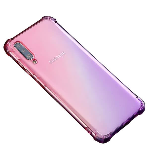 Professionellt Skyddande Skal - Samsung Galaxy A70 Rosa/Lila