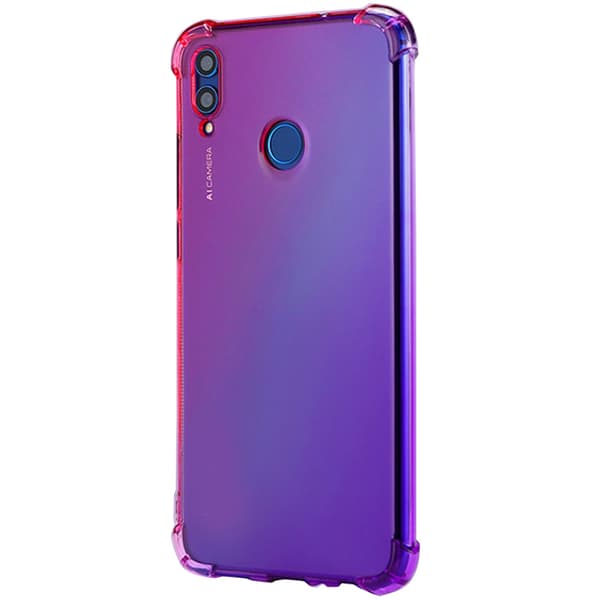Huawei P Smart 2019 - Elegant Silikonskal Rosa/Lila Rosa/Lila