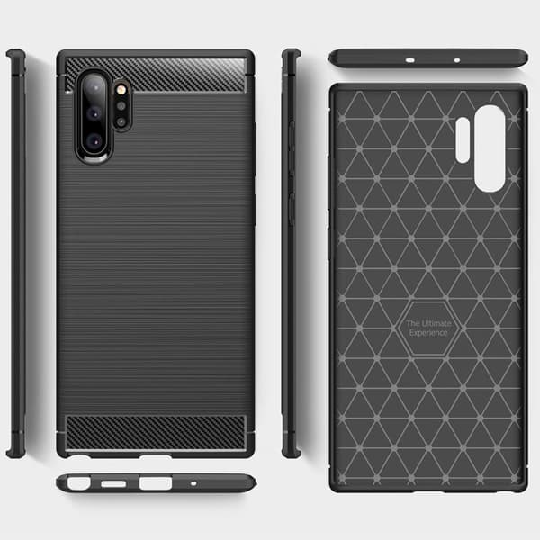 Stöttåligt Armor Carbon TPU-skal Samsung Note 10 Plus