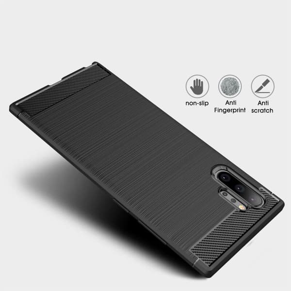 Stöttåligt Armor Carbon TPU-skal Samsung Note 10 Plus