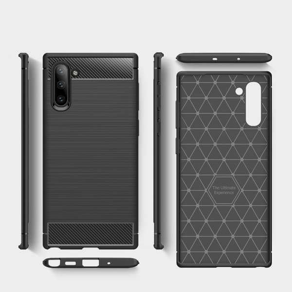Stöttåligt Armor Carbon TPU-skal Samsung Note 10