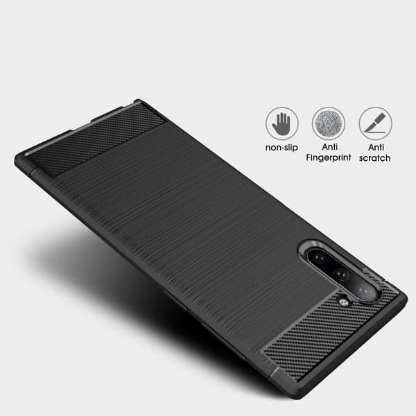 Stöttåligt Armor Carbon TPU-skal Samsung Note 10