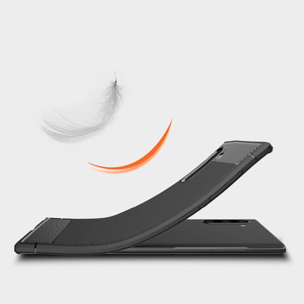 Stöttåligt Armor Carbon TPU-skal Samsung Note 10
