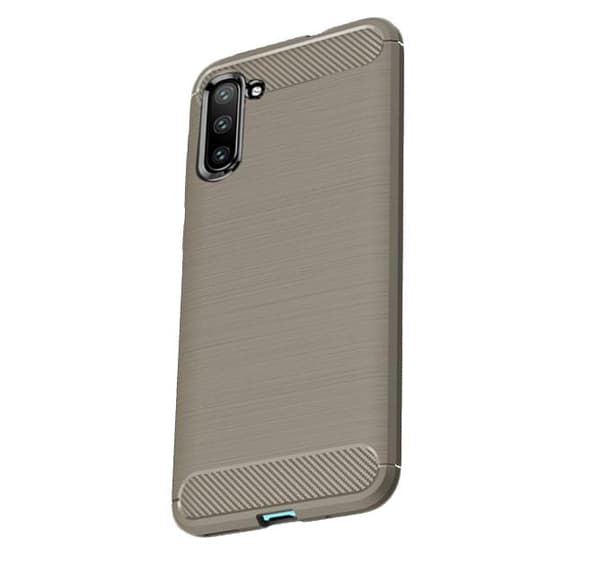 Stöttåligt Armor Carbon TPU-skal Samsung Note 10 grå