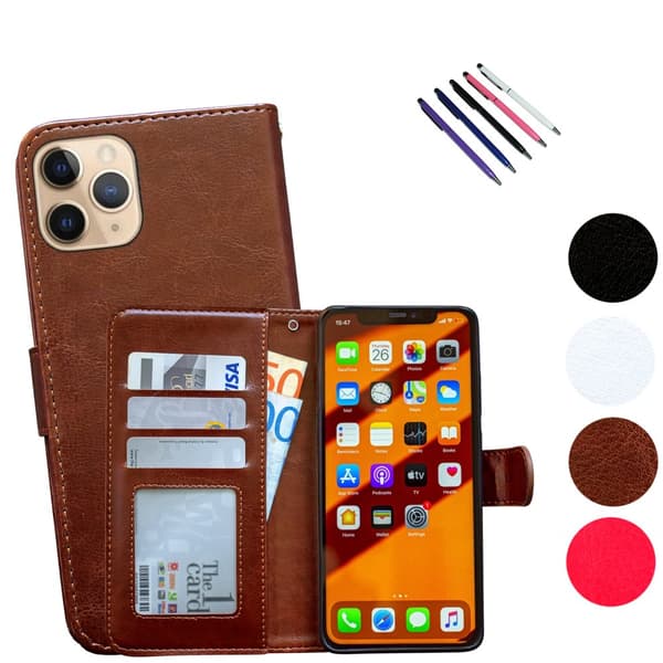 iPhone 11 Pro Max - PU Leather Wallet Case