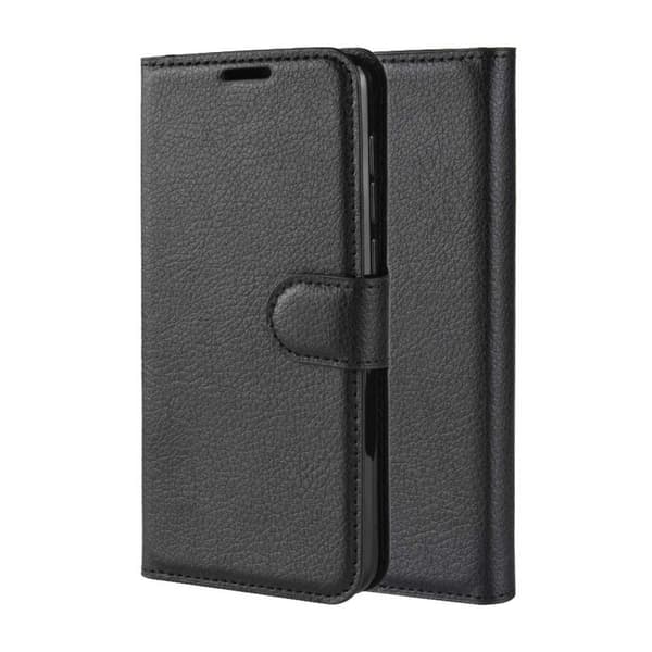 Huawei P20 Pro Wallet Case Black Læder Læder Taske