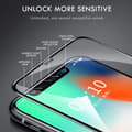 Miniatyrbild 2 av 7: SKALO iPhone 11 Heltäckande Skärmskydd Härdat Glas - Svart