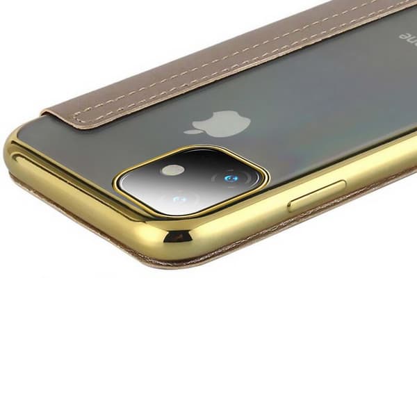 SKALO iPhone 11 Pro Max Flip Cover TPU Ultratyndt