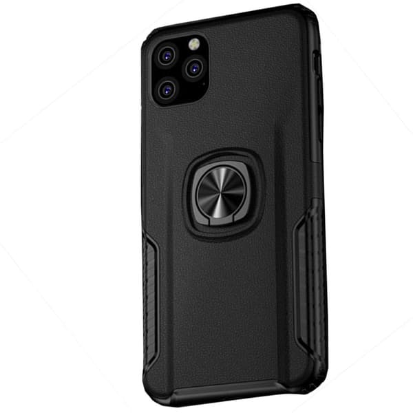 iPhone 11 Pro Max - Elegant Leman Skal med Ringh�llare