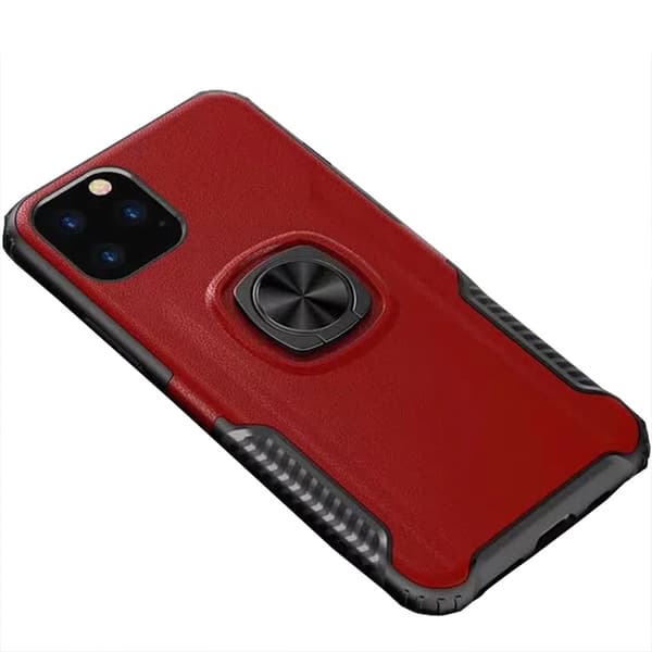 iPhone 11 Pro Max - Elegant Leman Skal med Ringh�llare