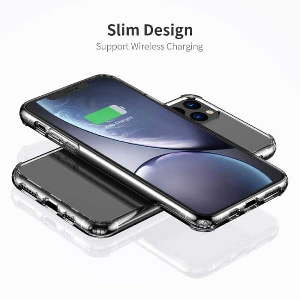 iPhone 11 Pron iskuja vaimentava silikonikuori, yksinkertainen