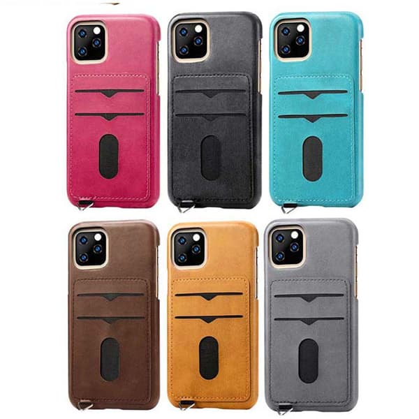 Slitt�ligt Leman Skal med Korth�llare - iPhone 11 Pro