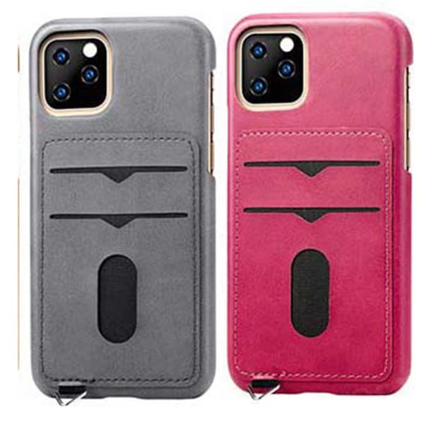 iPhone 11 Pro Max - Elegant Smart Skal med Korthållare