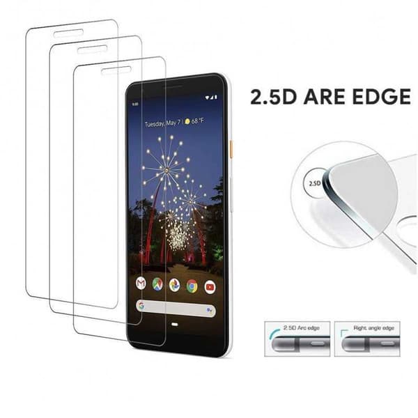 2-PACK Google Pixel 3a XL Härdat glas 0.26mm 2.5D 9H