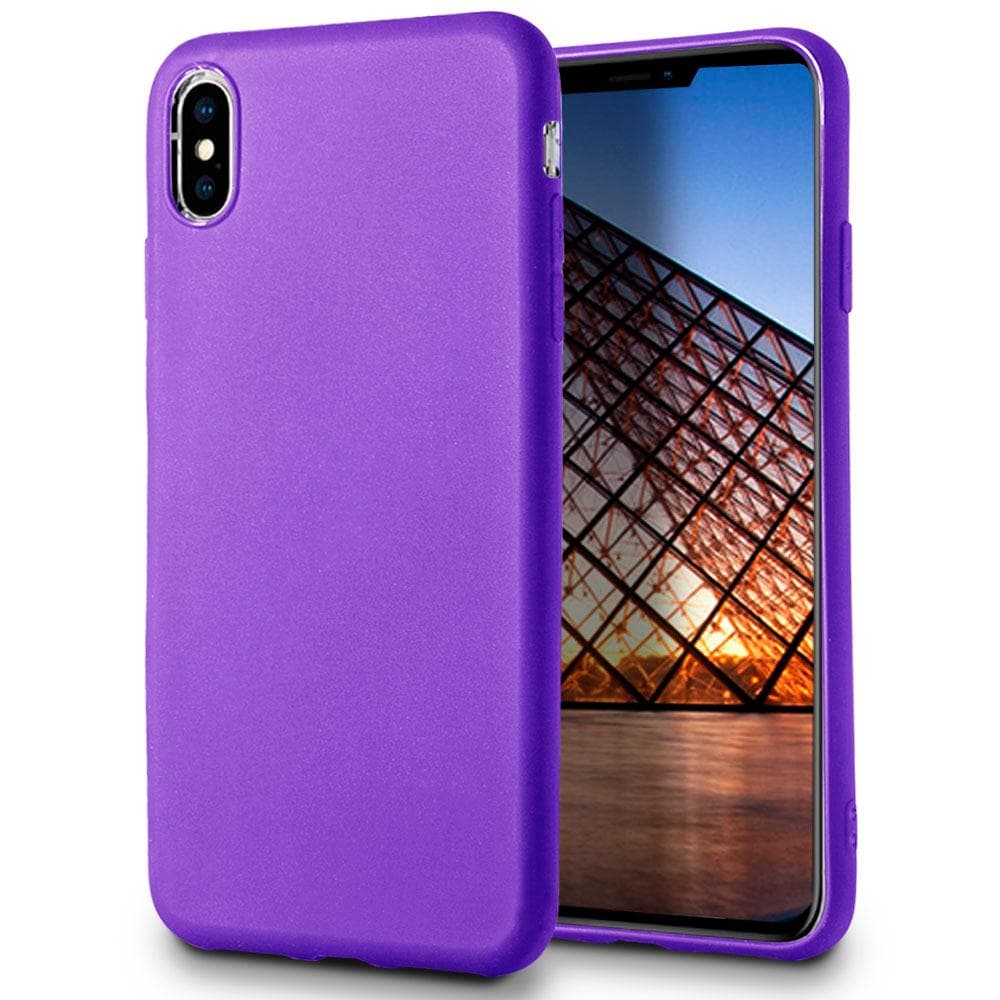 Pehmeä ohuen kannen suojakuori iPhone X / XS -silikonille, erittäin ohut, yksivä
