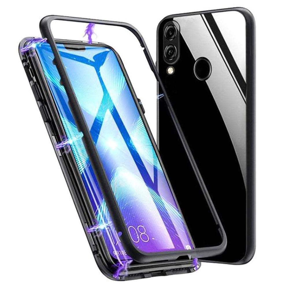 Hårdt mobil cover til Huawei P smart (2019) hærdet glas beskyttelsesglas bog pla