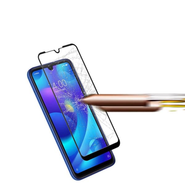 Heltäckande Härdat Glas till Xiaomi Redmi Note 7 - Svart