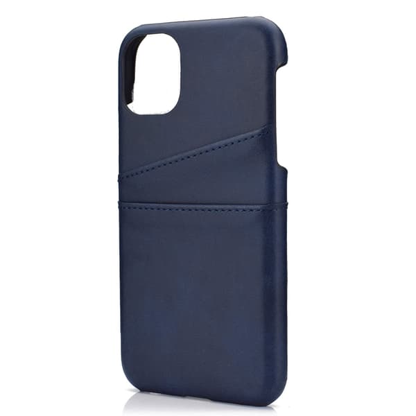 Slittåligt Skal med Kortfack - iPhone 11 Pro Max Mörkblå